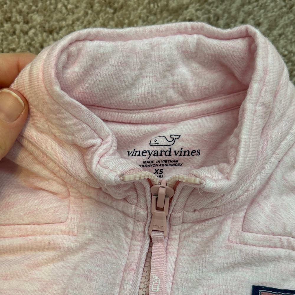 Vineyard Vines Kids Pink and White Sweatshirt Trio - Picture 8 of 9